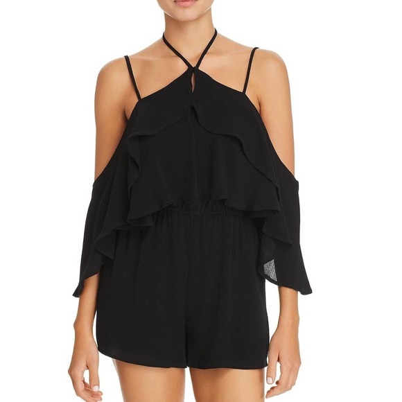 l*space Other - L*Space Romper Size Small Black Seaside Swim Cover-Up NWT Strappy Sleeveless